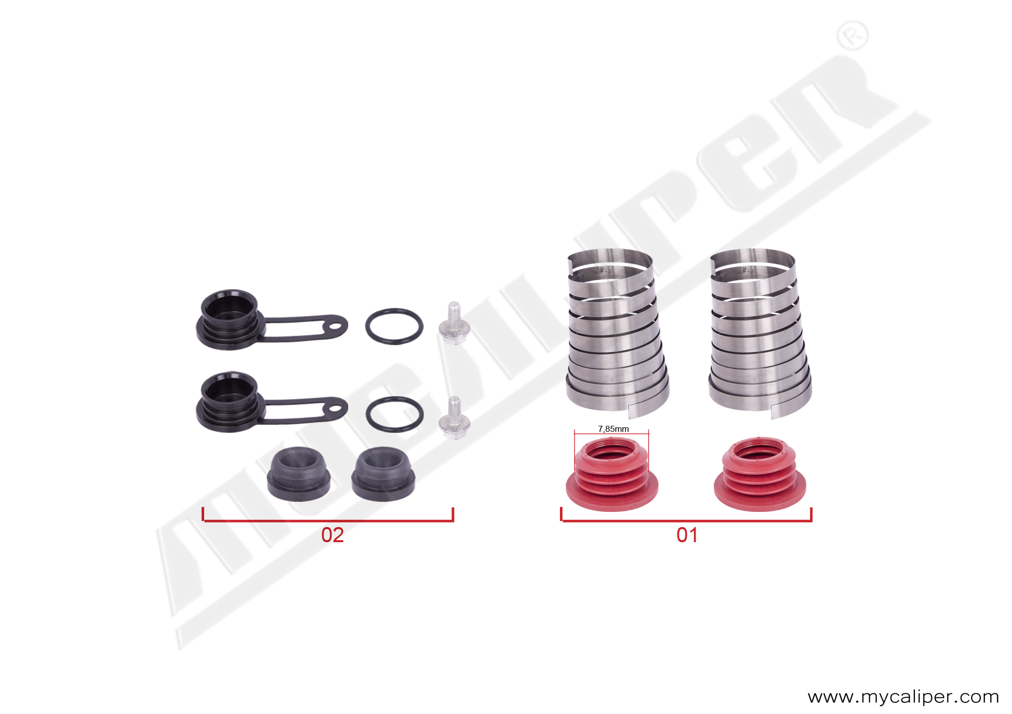 Caliper Boot & Plug Kit