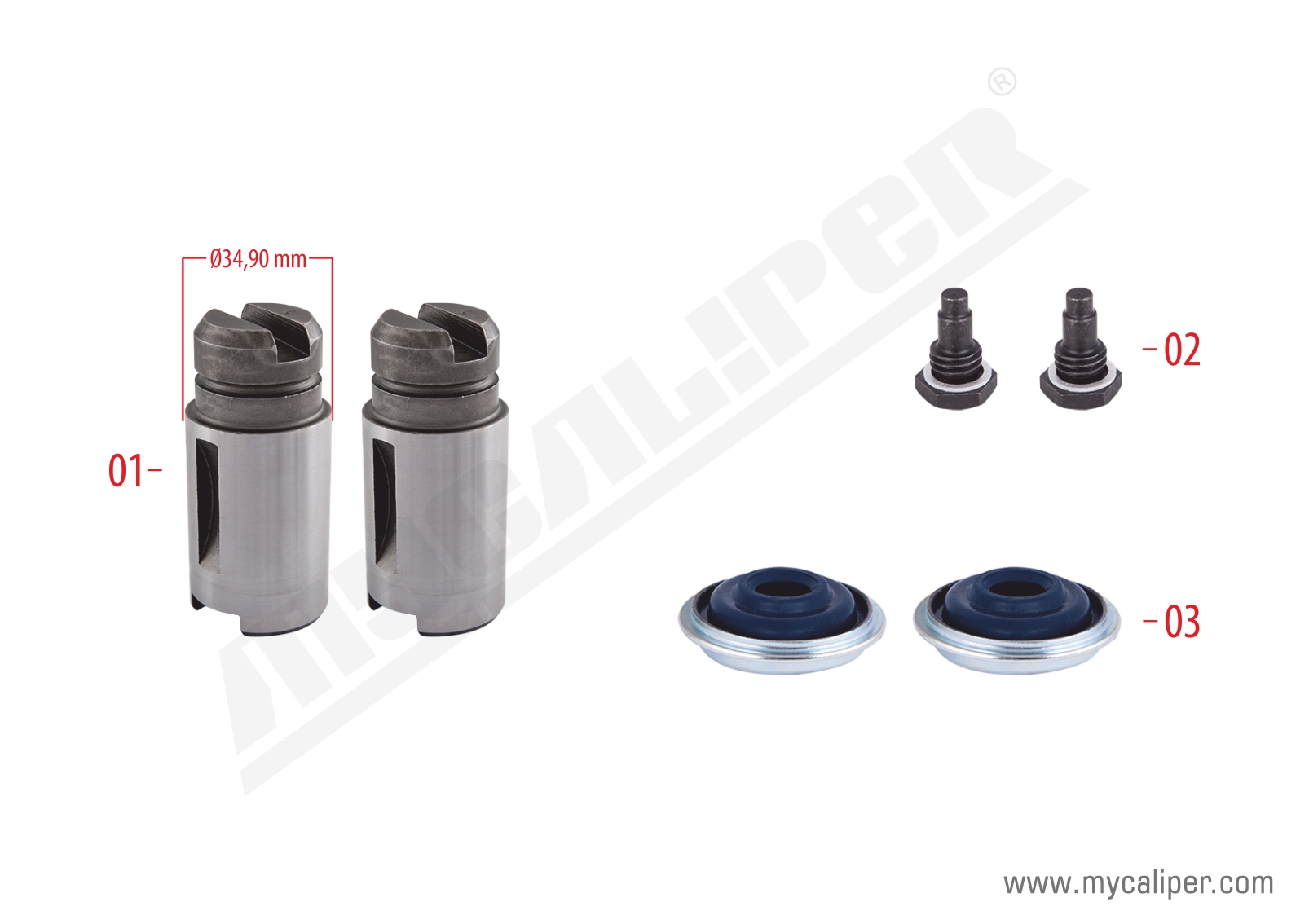 Brake Adjusting Repair Kit (Left)	