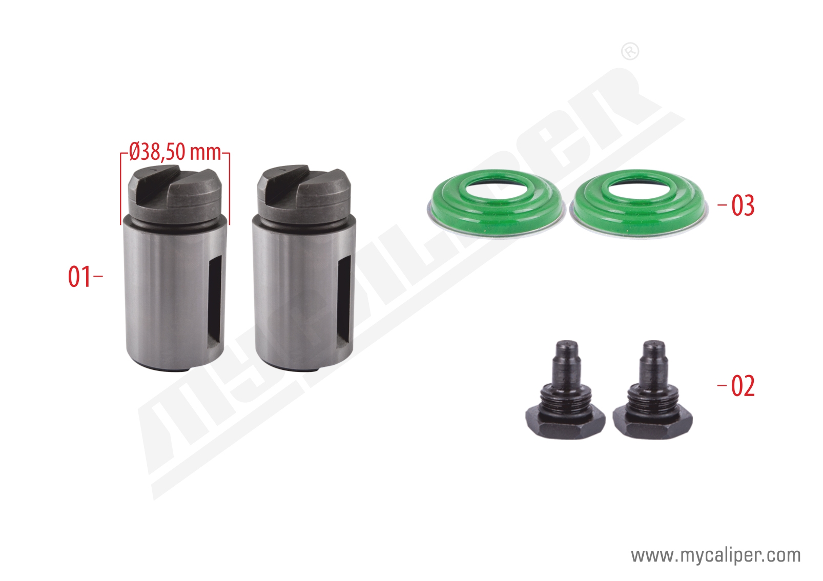 Brake Plunger Kit Right (New Model) 