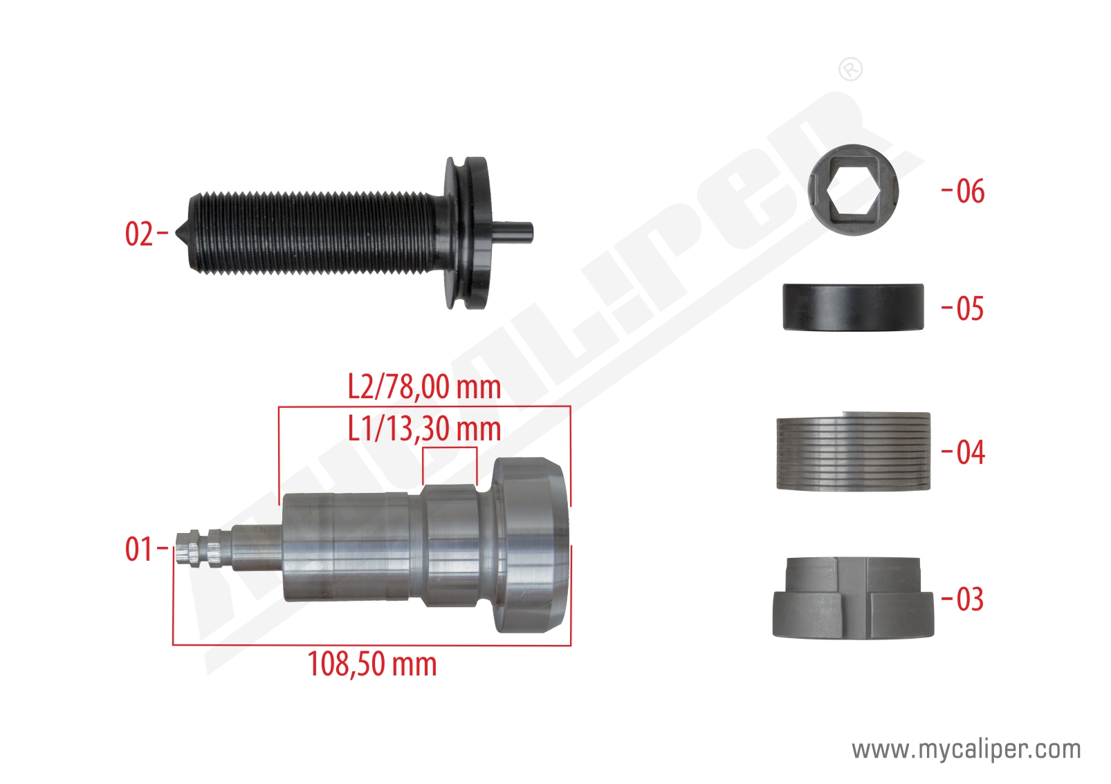 Caliper Adjusting Mechanism