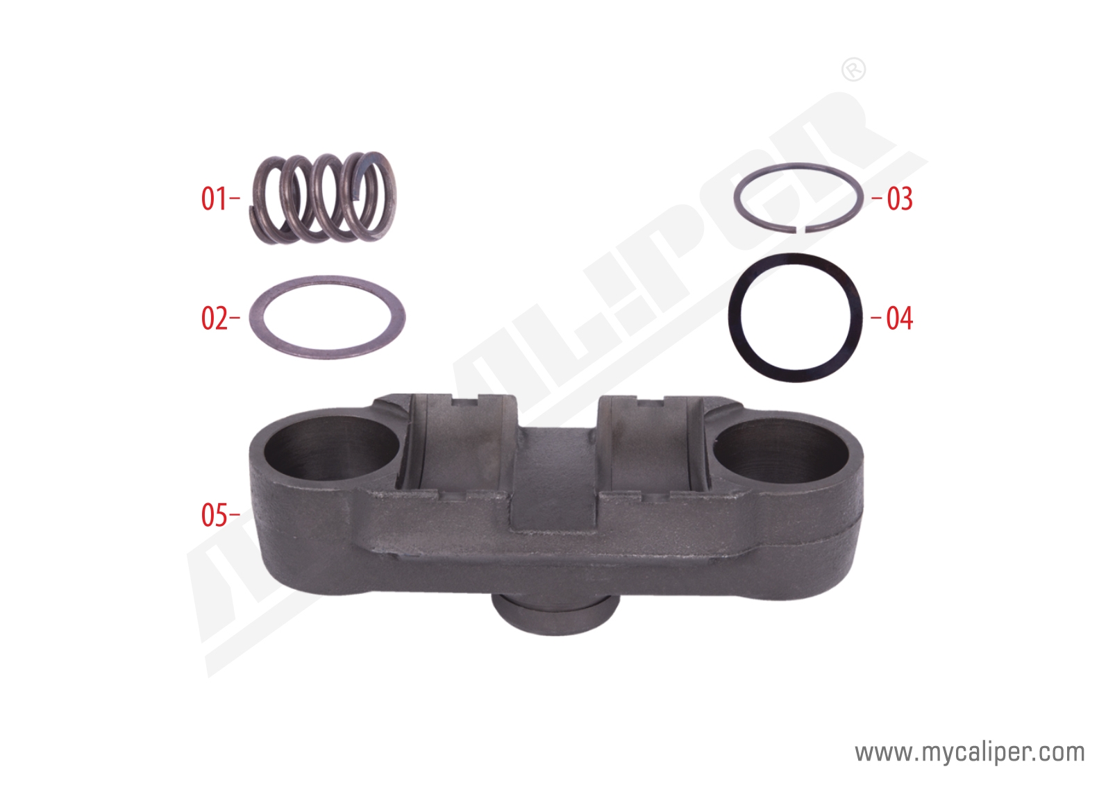 Caliper Bridge Assembly Repair Kit