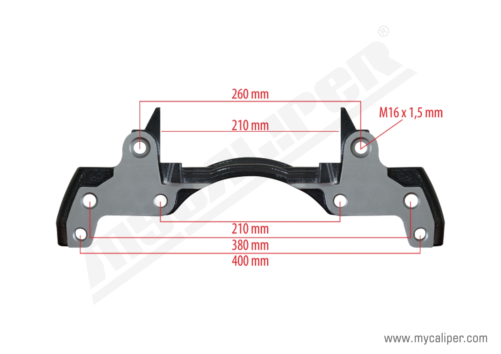 Caliper Carrier For SAF Axle ModulT 