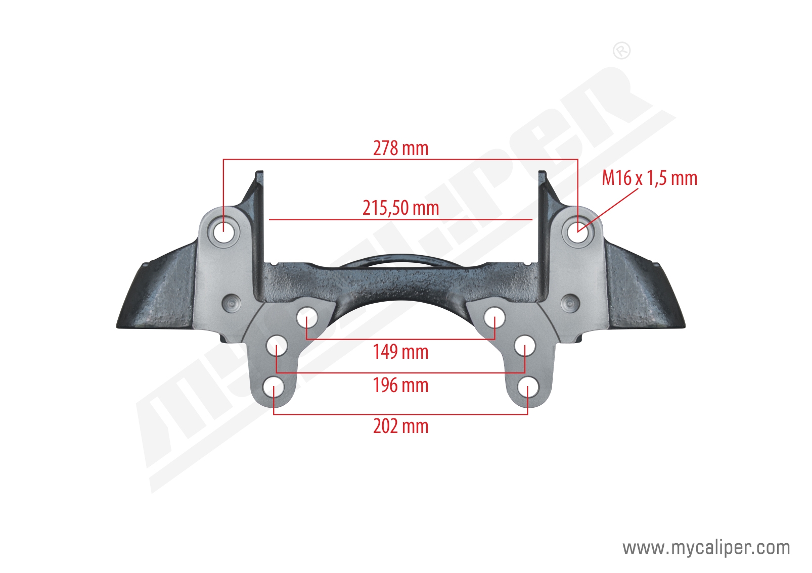 Caliper Carrier For Schmitz Trailer