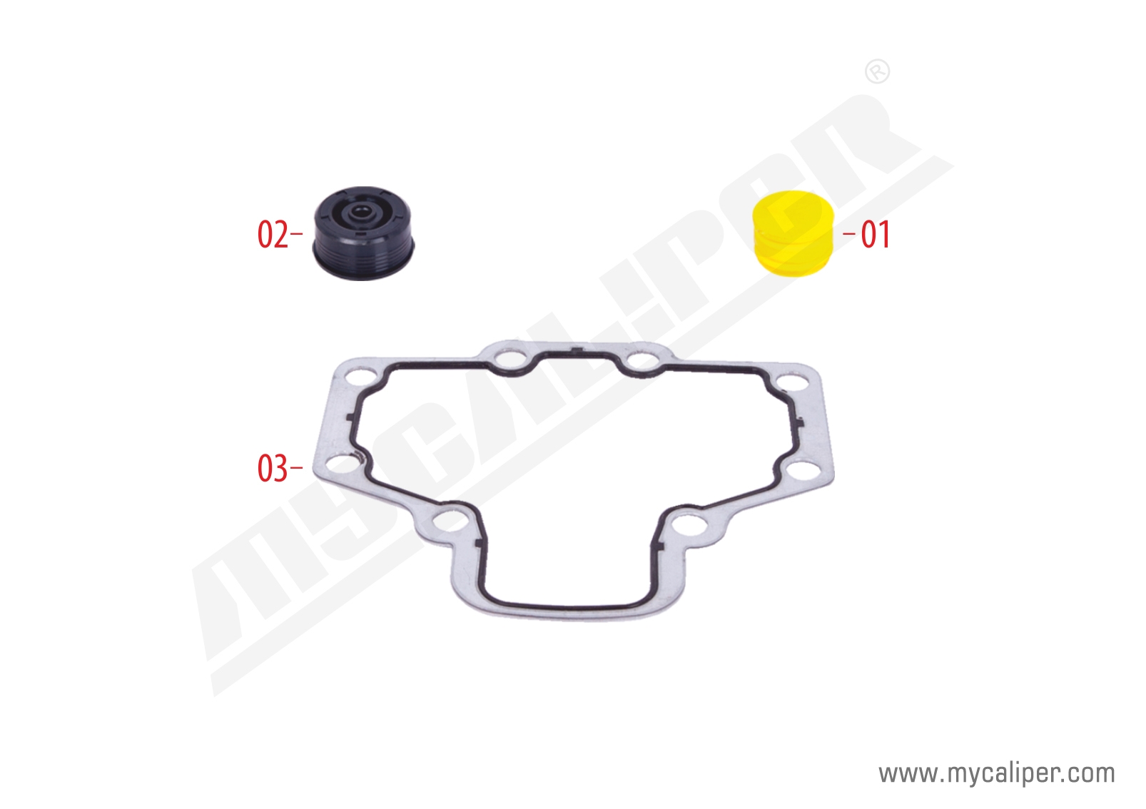 Caliper Gasket & Seals Repair Kit