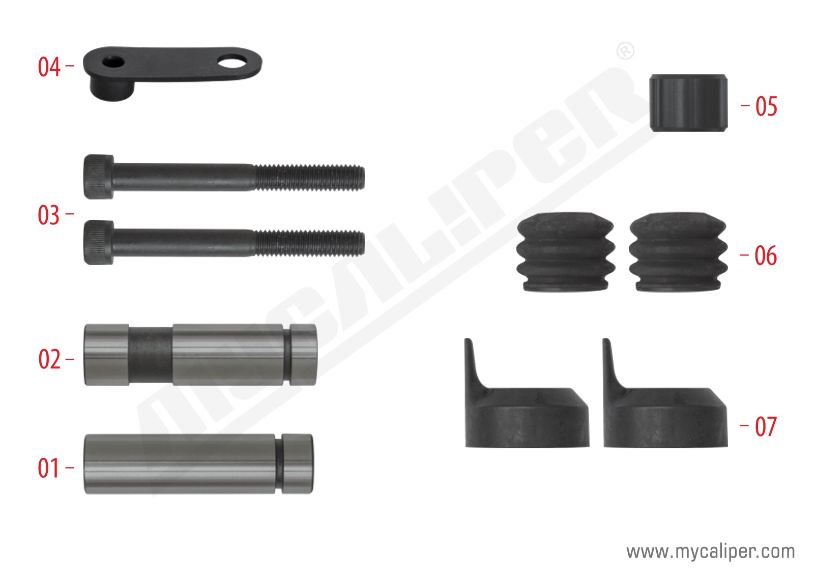 Caliper Guide Pin Repair Kit 