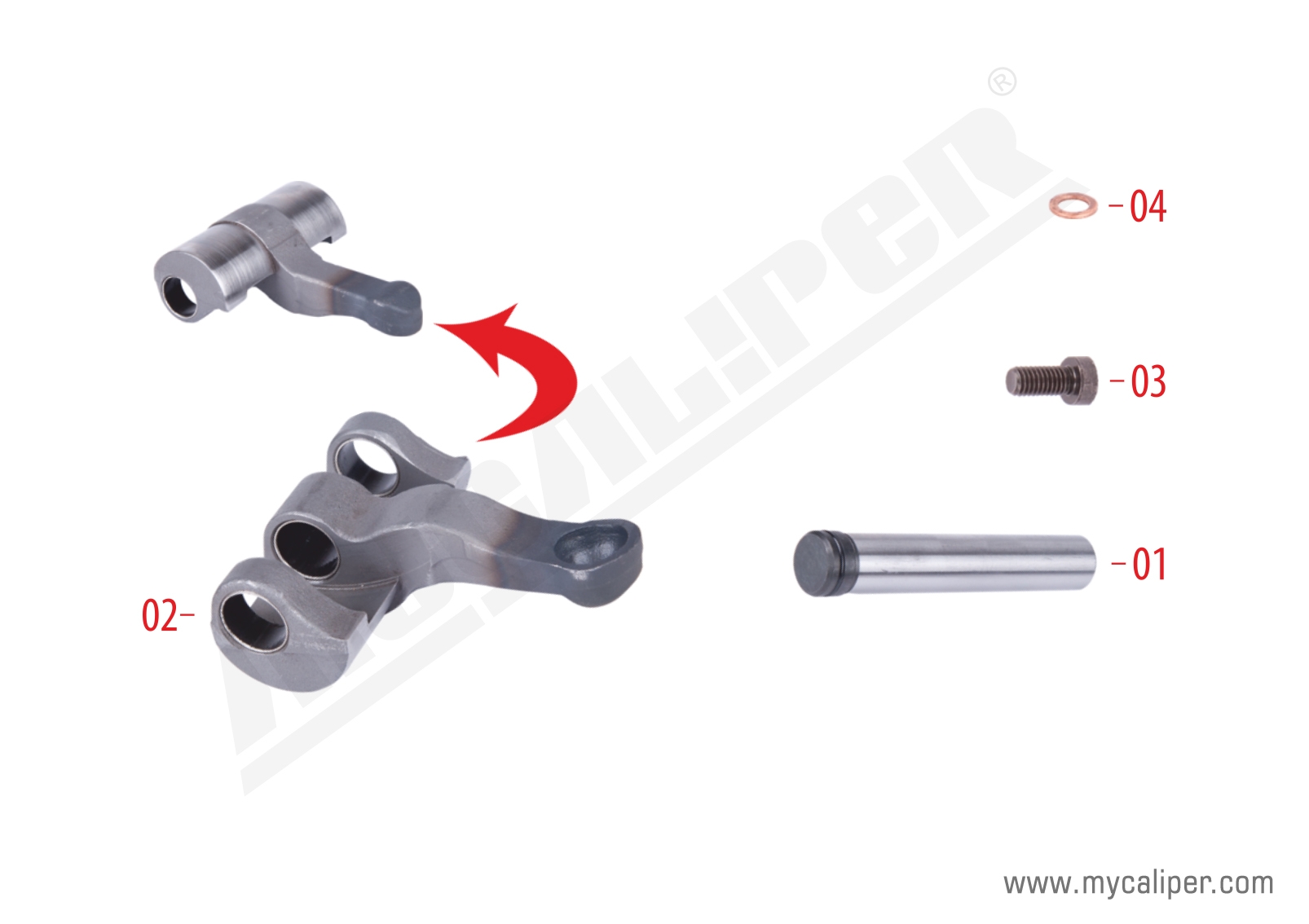 Caliper Lever Repair Kit