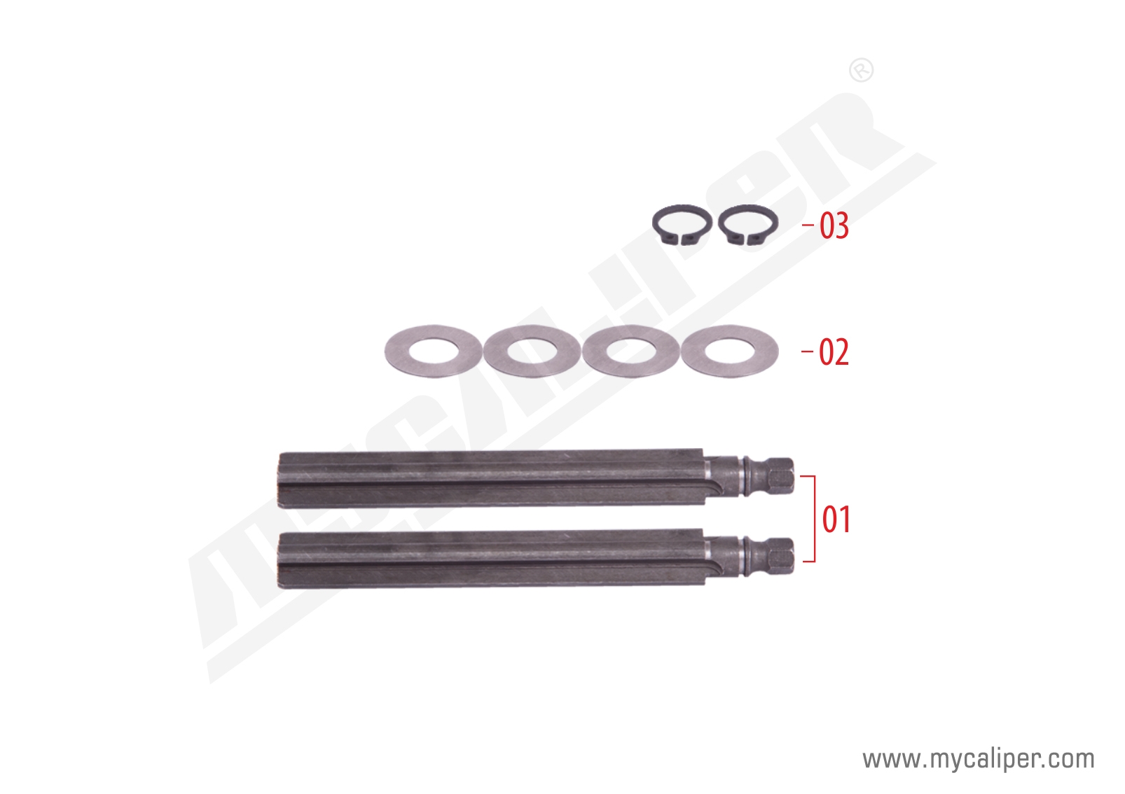 Caliper Mechanism Pin Repair Kit