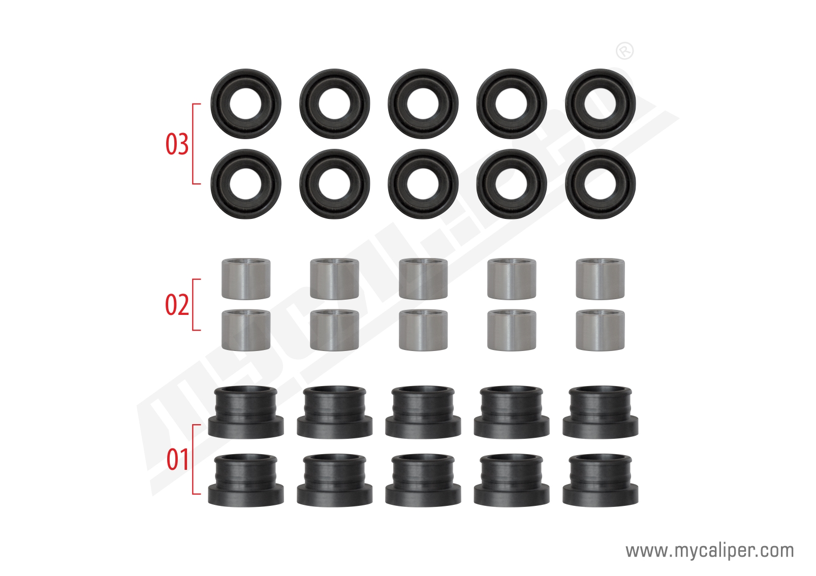 Caliper Seal & Bush Repair Kit 