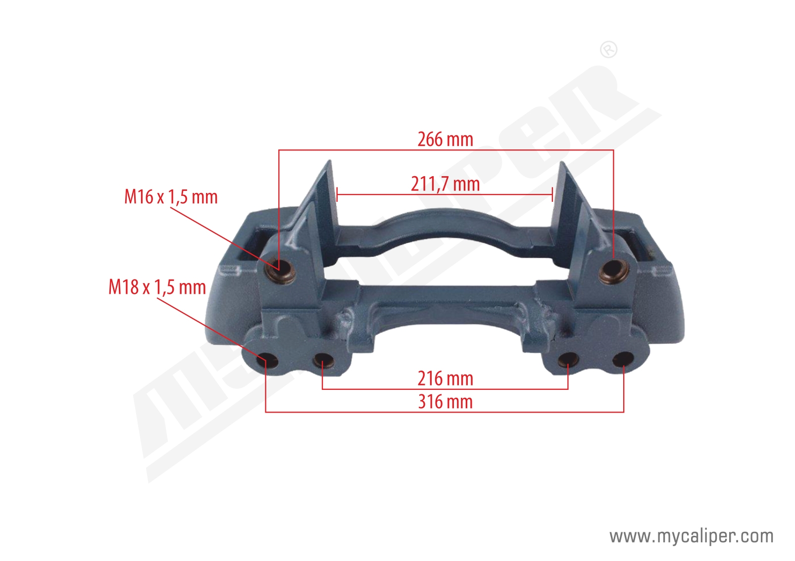 Knorr Caliper Carrier (For Saf Trailer) 