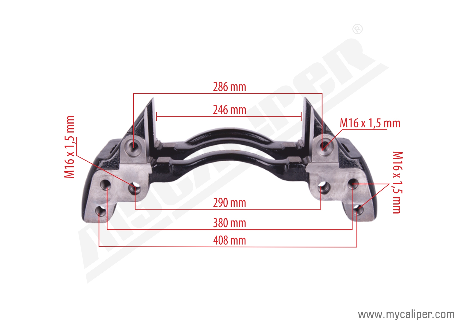 Knorr Conecto Bus 22,5 Inch Right & Left Caliper Carrier