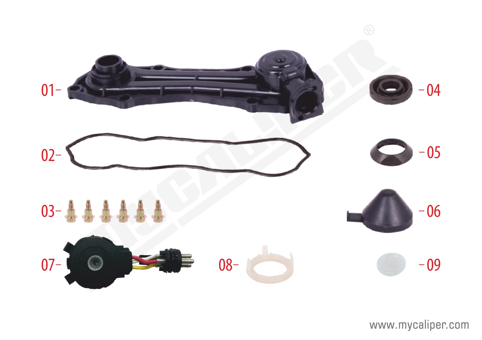 Caliper Sensor Cover (3 Cables Sensor - MAN TGA) 