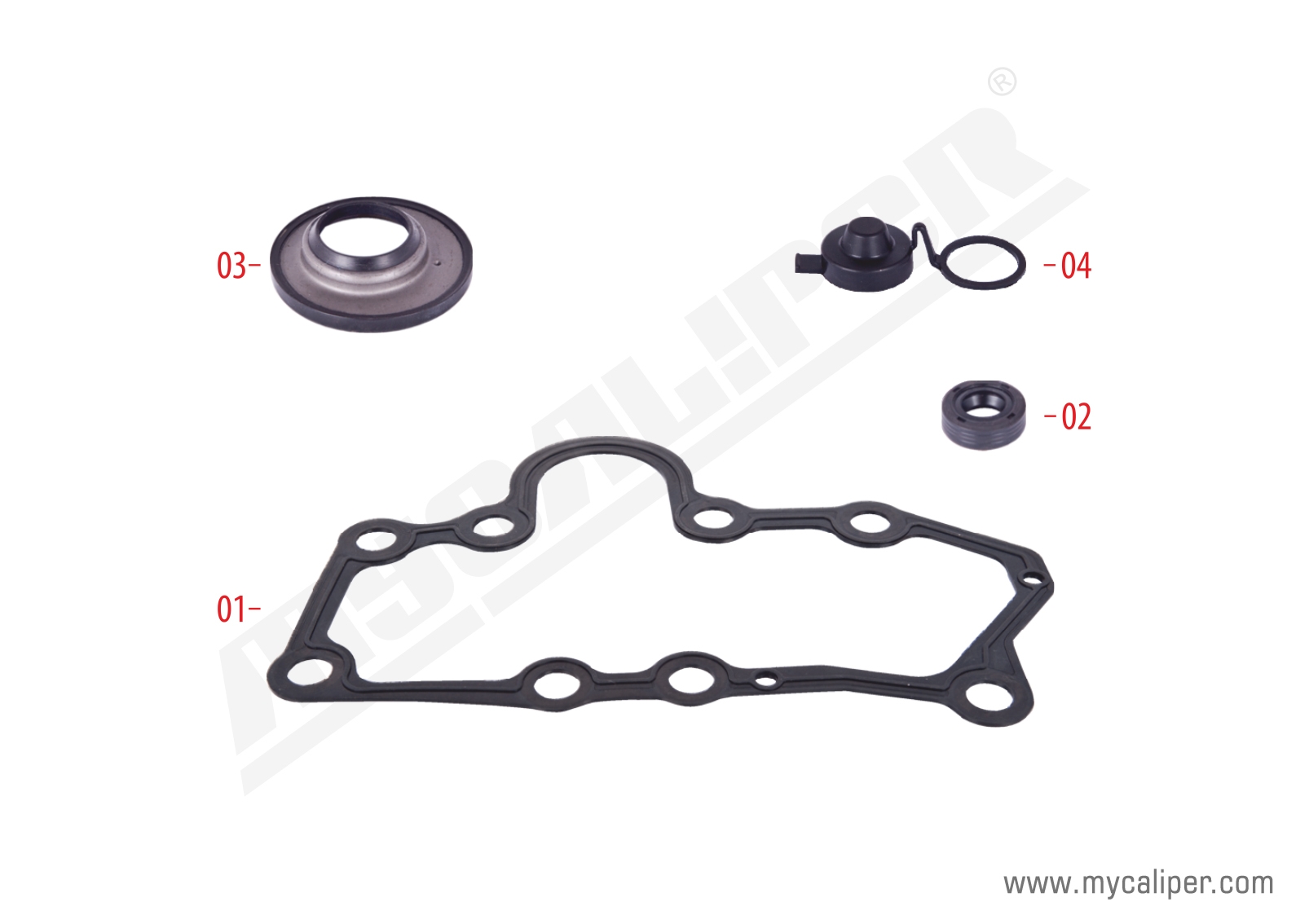 Caliper Cover Seal Repair Kit 