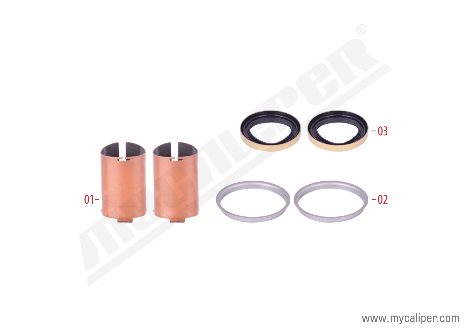 Aluminium Cover Bush & Seal Kit 