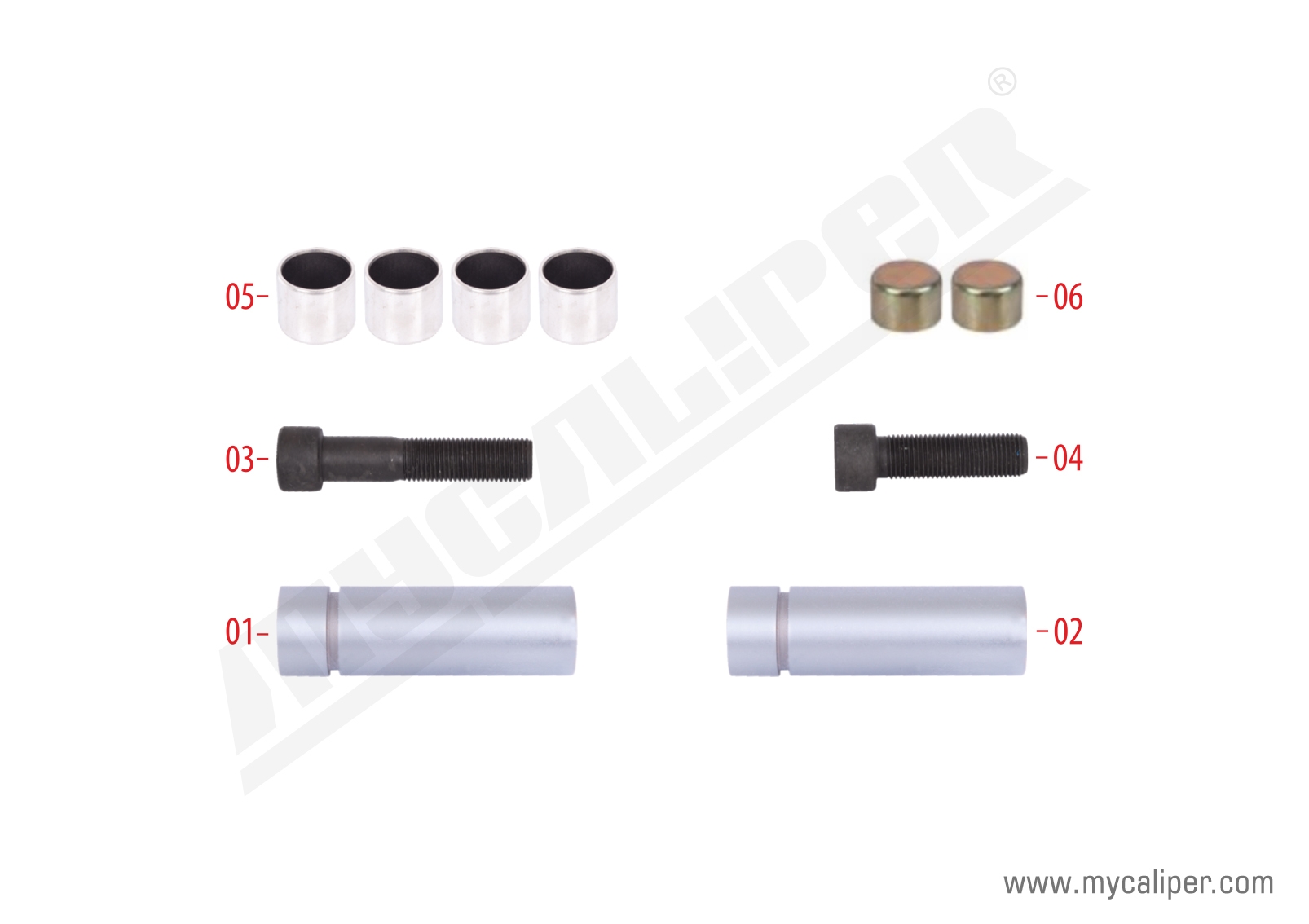 Caliper Guides Repair Kit 