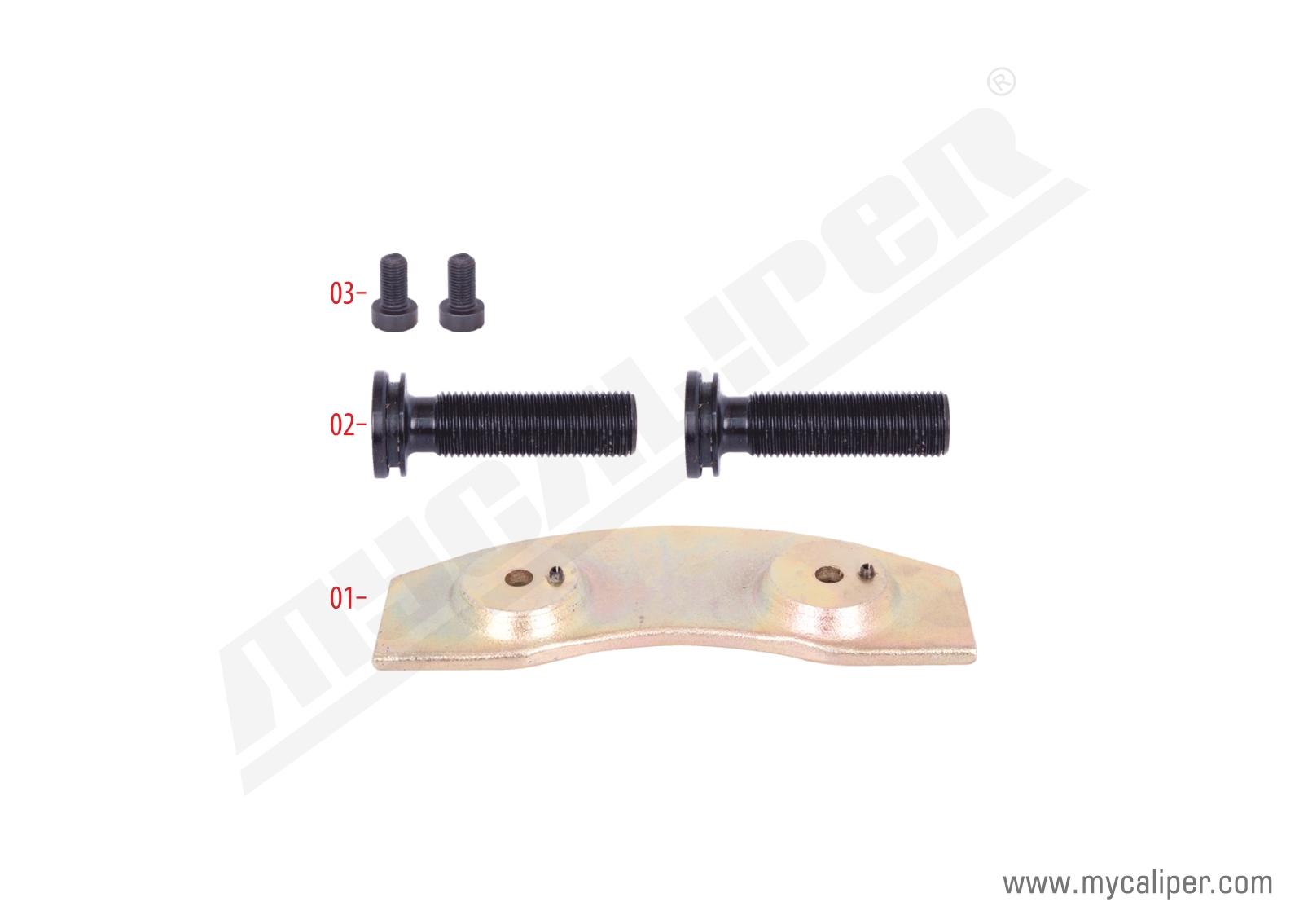 Caliper Push Plate Repair Kit (Right) 