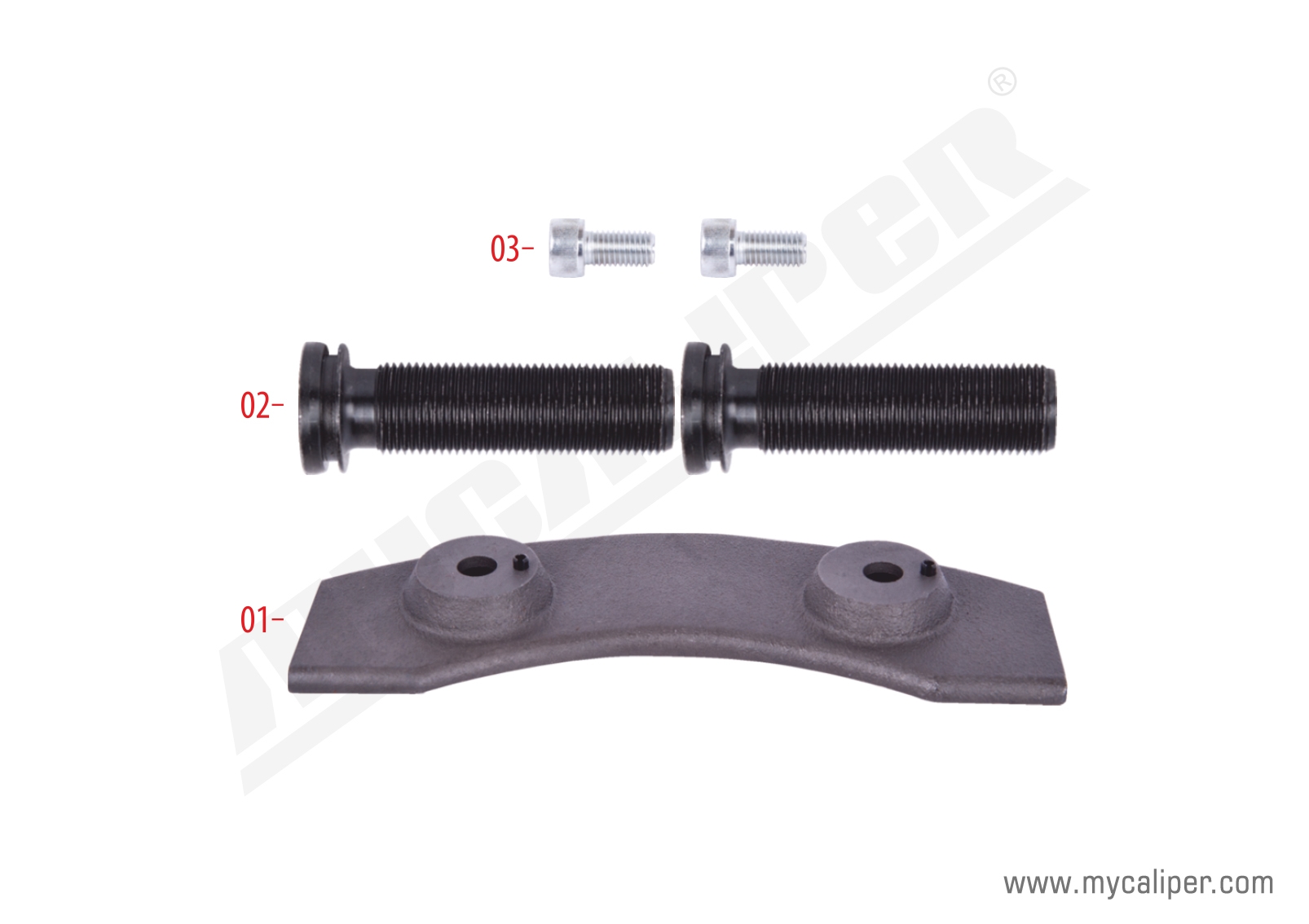 Caliper Push Plate Repair Kit (Left)