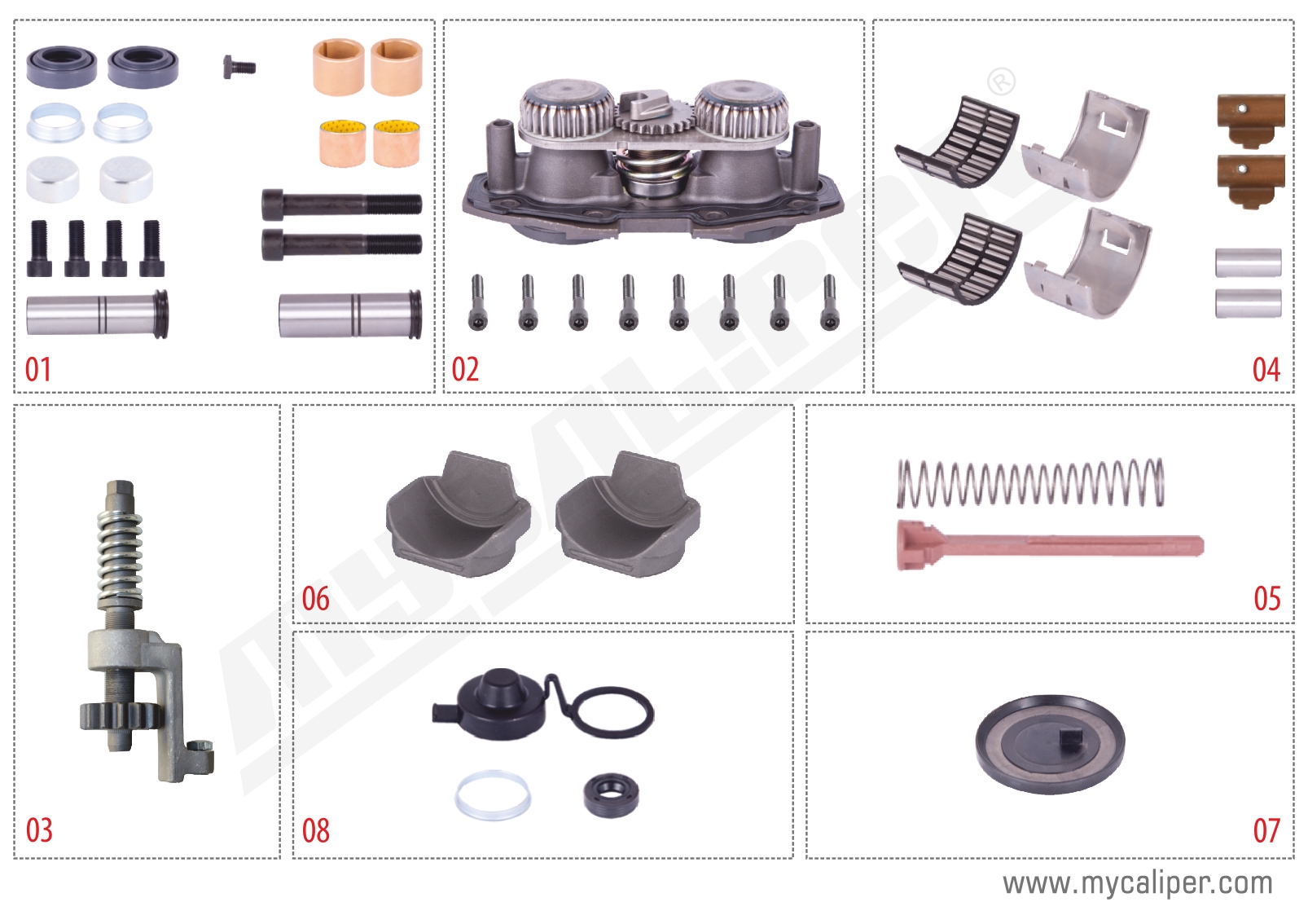 VOLVO SET NEW MODEL (ELSA 195/225 RADIAL/AXIAL -LEFT-RIGHT)