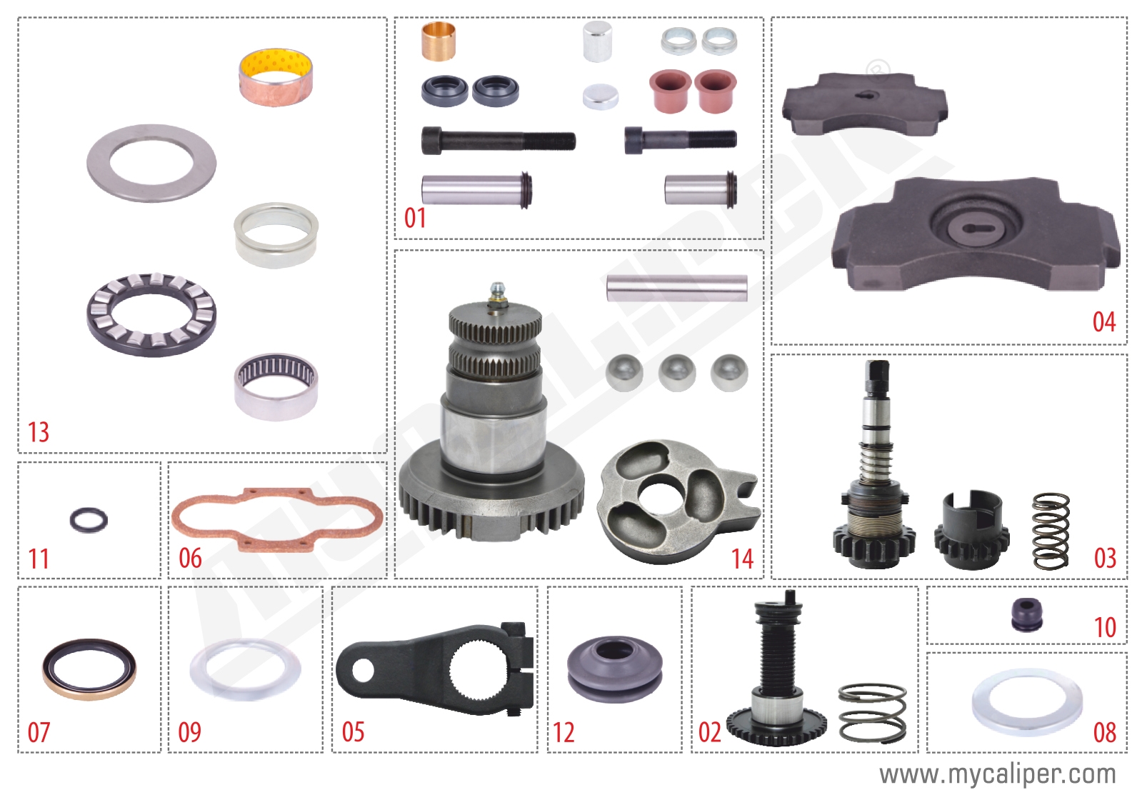 MERITOR C LISA REPAIR SET (RIGHT)