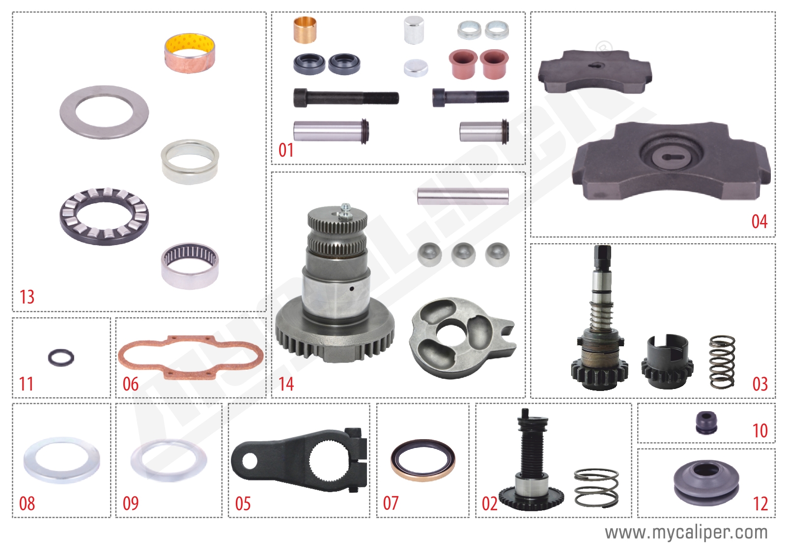 MERITOR C LISA REPAIR SET (LEFT)