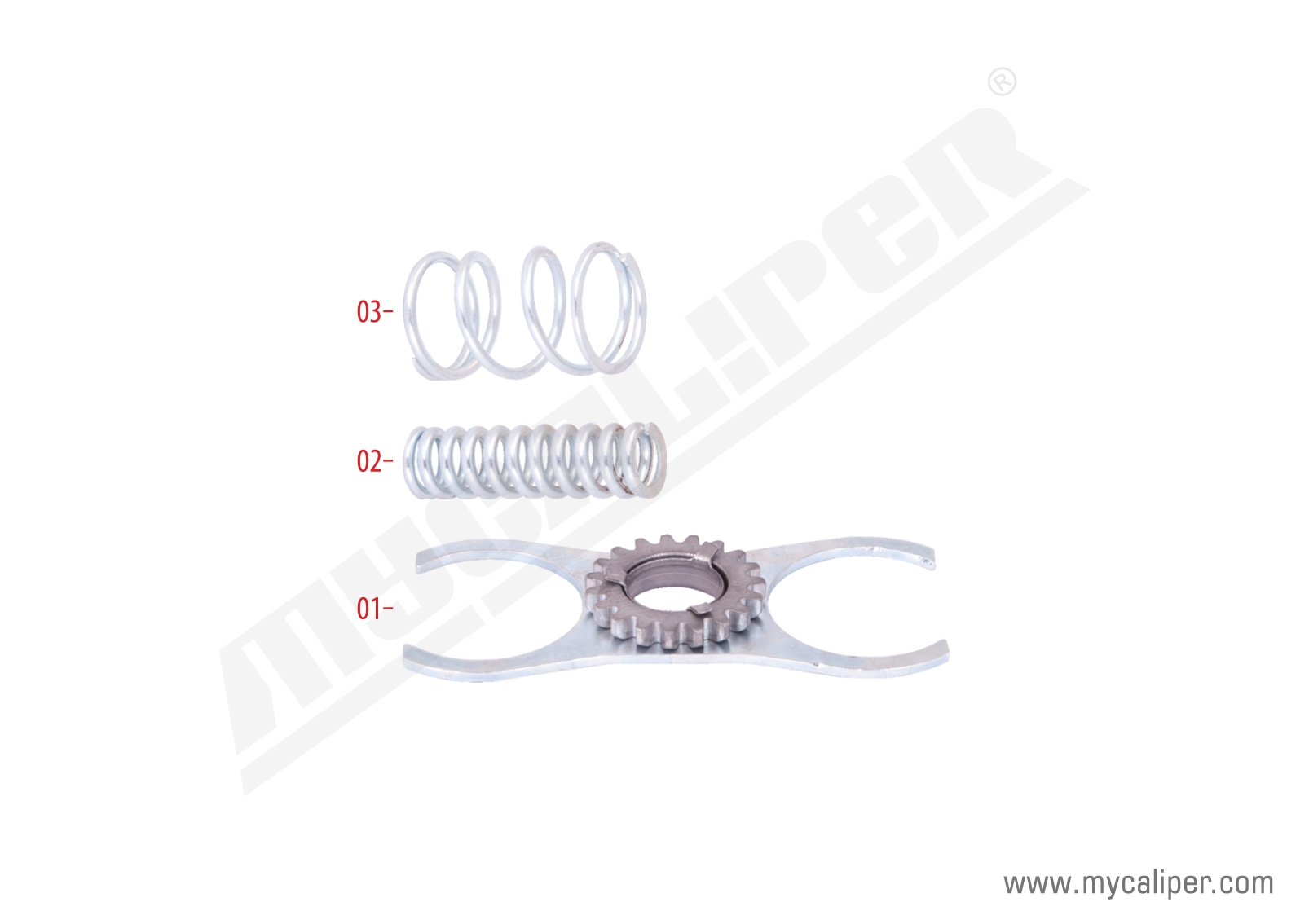 Caliper Gear & Spring Repair Kit