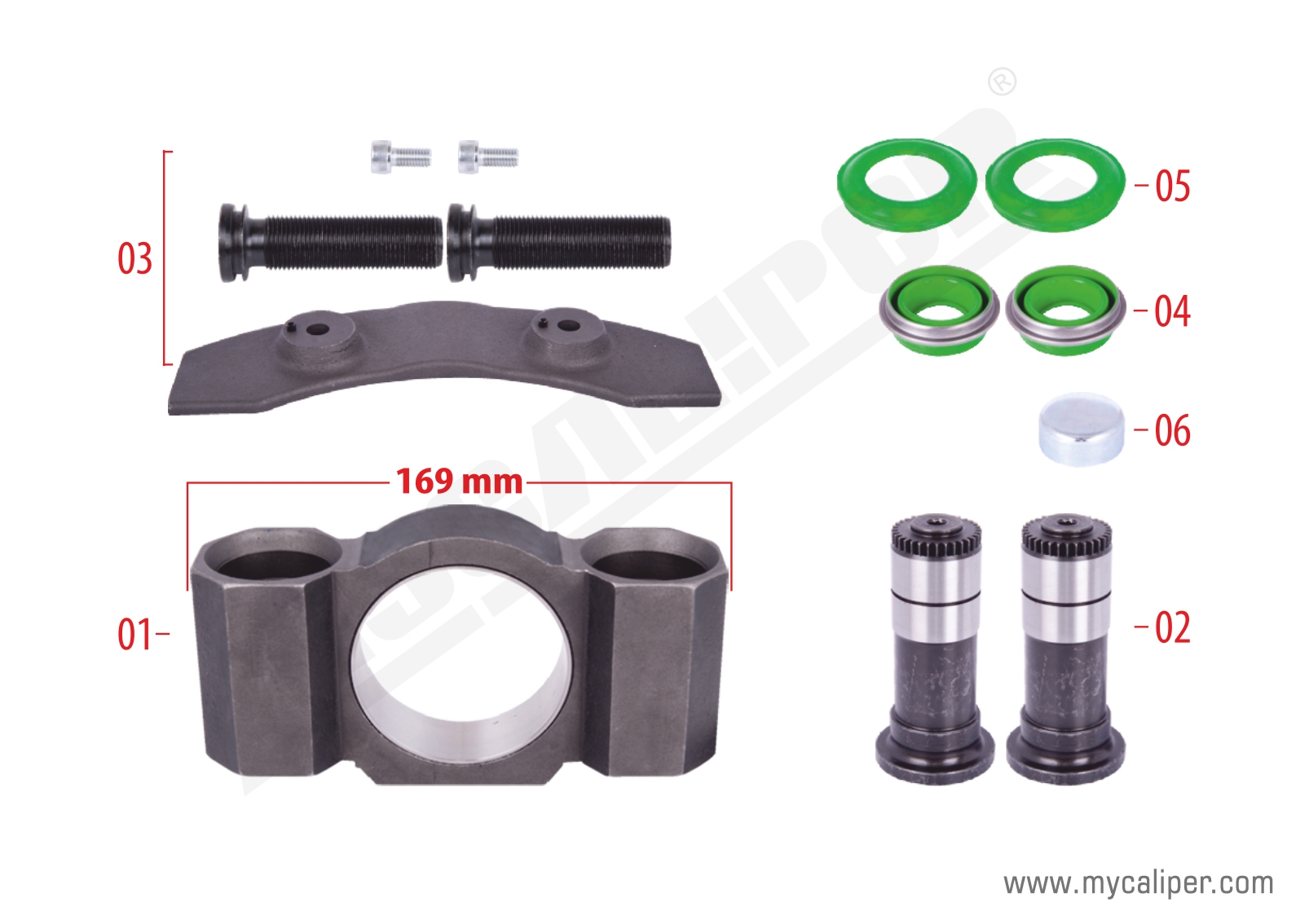 Caliper Assembly Kit (Right) 