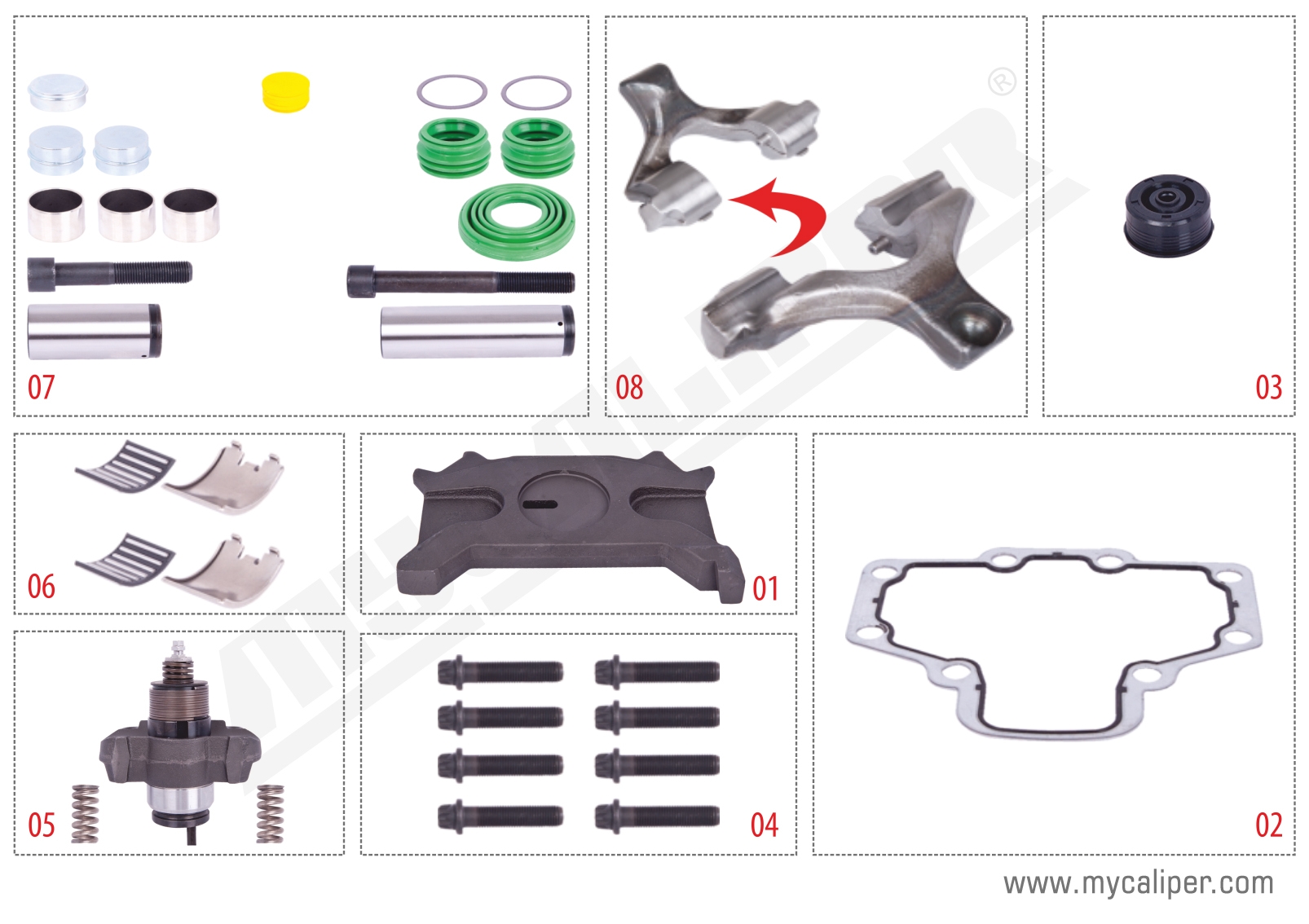 SAF AXLE SET PAN 22 (RIGHT)