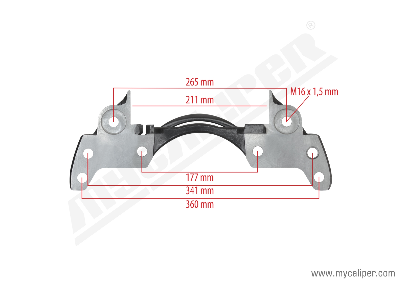 Wabco 19,5 Caliper Carrier Left 