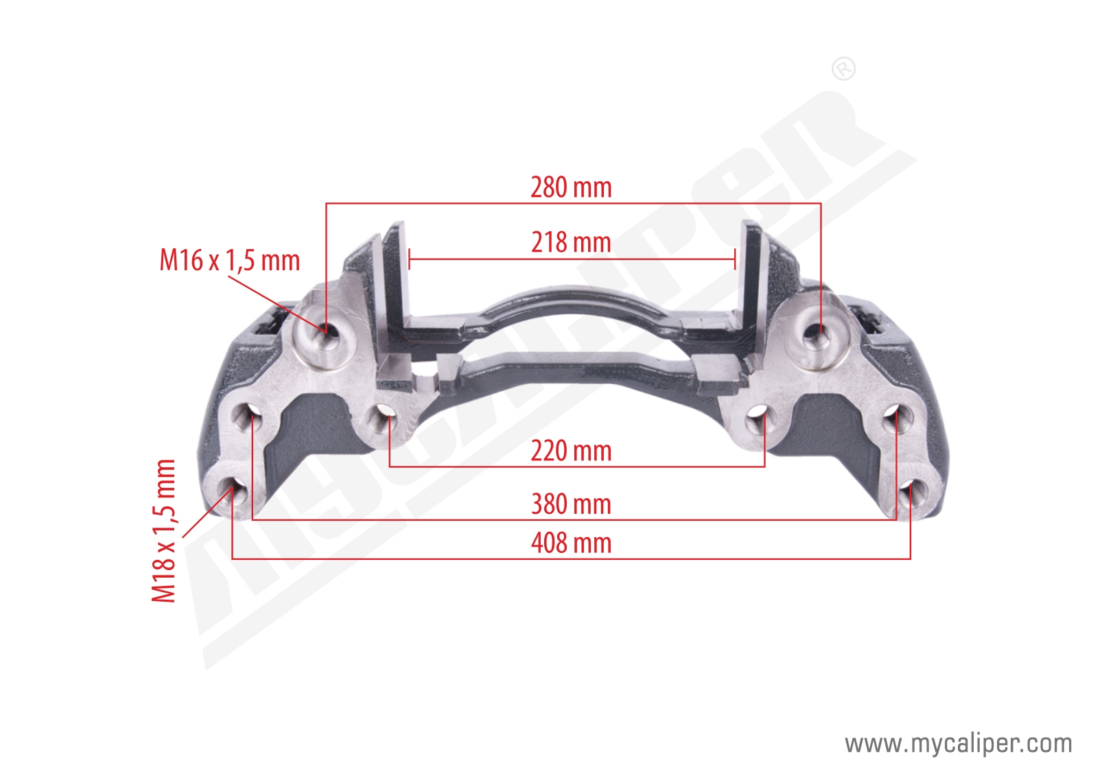 Wabco Maxx 22 Caliper Carrier Left 