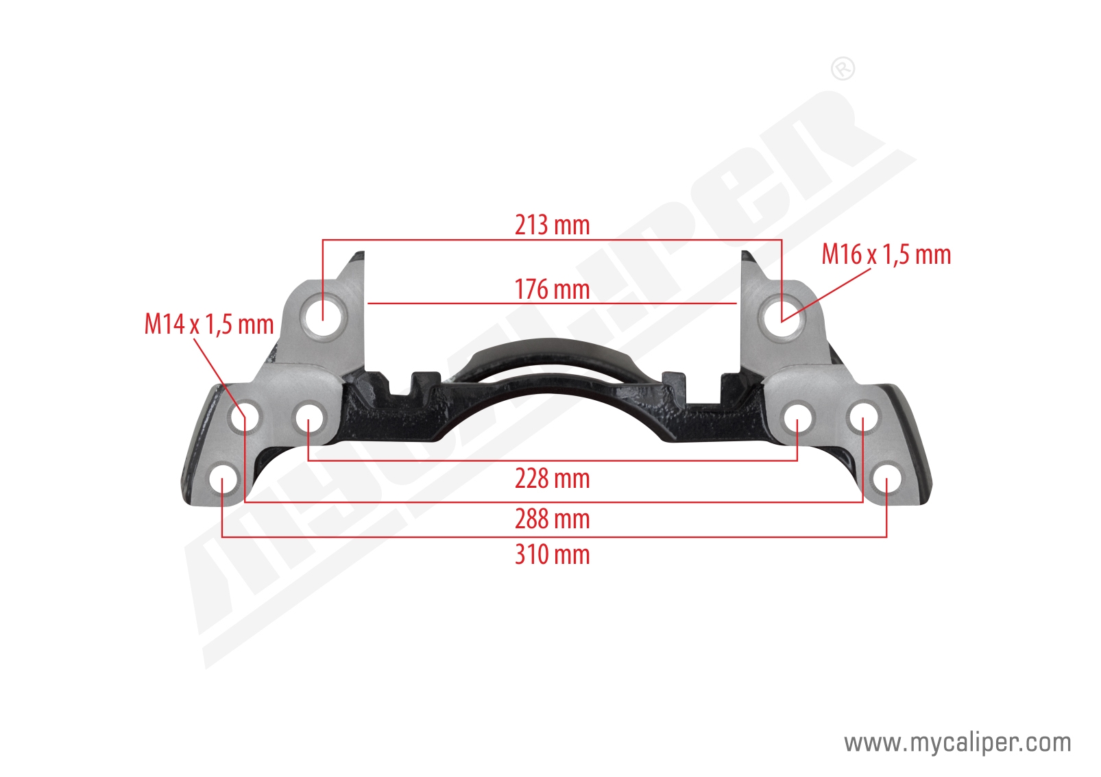 Wabco Pan 17 Caliper Carrier Right 